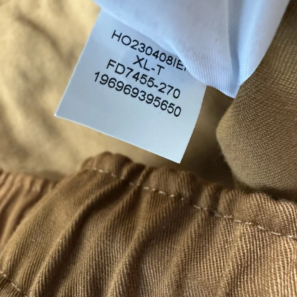 FD7455-270 Nike Air Jordan Essentials‎ Chicago Cargo Pants Brown Men's Size XLT
